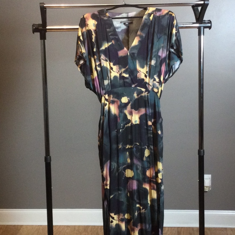 M Grade & Gather Boho Multicolor Maxi Dress